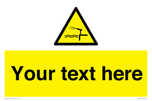 Custom warning water cannon